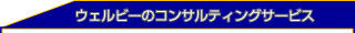 ウェルビーのコンサルティングサービス